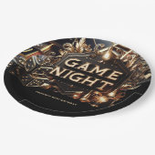 Casino Spel Nacht Custom Papieren Bordje (Gekanteld)