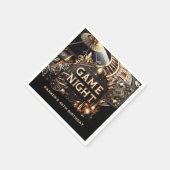 Casino Spel Nacht Custom Servet (Hoek)