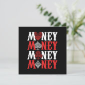 Casino Speler Kaarten Poker Bluff Kansspeler Cadea (Staand voorkant)