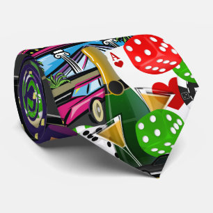 Casino Stropdas één over Stropdas