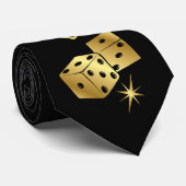 Casino Stropdas één over Stropdas (Opgerold)