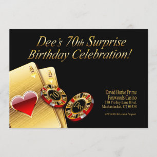 Casino Style Party VRAAGT ME NAMEN IN CHIPS TE BRE Kaart