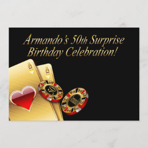 Casino Style Party VRAAGT ME NAMEN IN CHIPS TE BRE Kaart