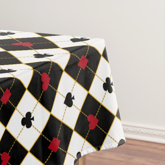 Casino Tafel Party Decor, Poker Speelkaarten Tafelkleed (Voorbeeld)