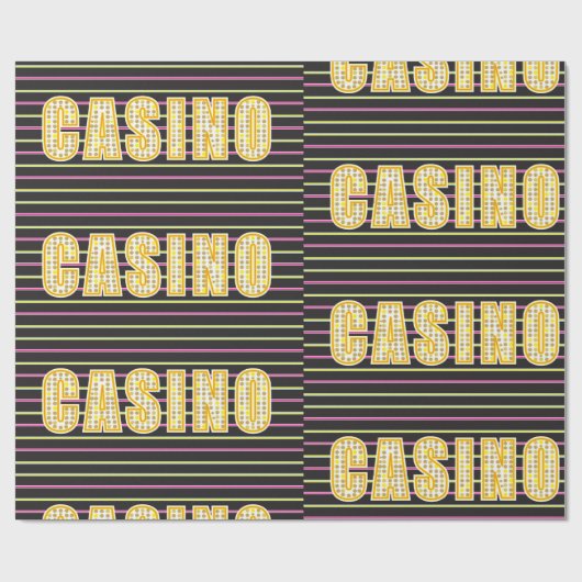 Casino-teken Cadeaupapier (Vlak)