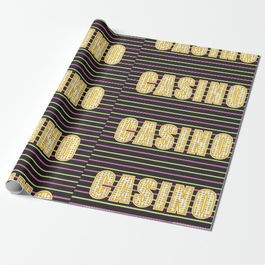 Casino-teken Cadeaupapier (Uitgerold)