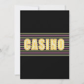 Casino teken met Neon Polka Dot Letters Kaart (Voorkant)