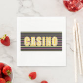 Casino teken met Neon Polka Dot Letters Servet (Insitu)