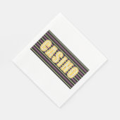 Casino teken met Neon Polka Dot Letters Servet (Hoek)