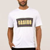Casino teken met Neon Polka Dot Letters T-shirt (Voorkant)