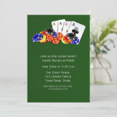 Casino Thema Feest Kaart (Staand voorkant)