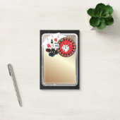 casino-thema, poker, vegas-casino post-it® notes (Kantoor)