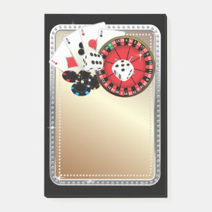 casino thema, pook, vegascasino post-it® notes
