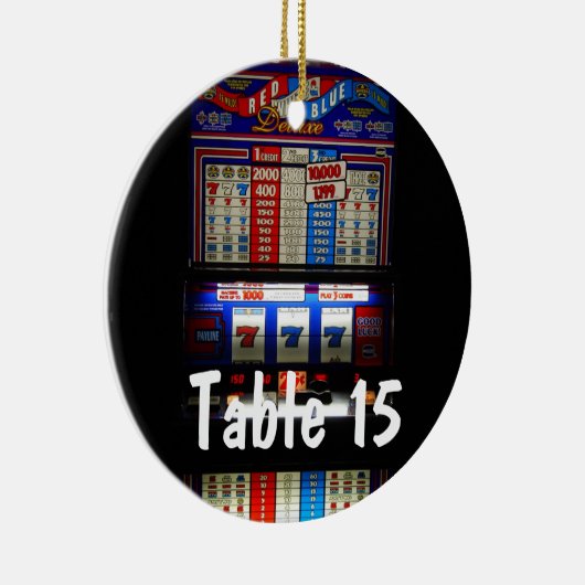 Casino-thematabel Las Vegas Keramisch Ornament (Rechts)