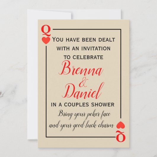 Casino Theme Kaart (Voorkant)