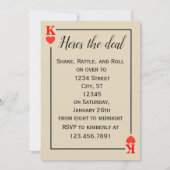 Casino Theme Kaart (Achterkant)