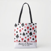 Casino Theme Las Vegas Wedding Canvas tas (Voorkant)