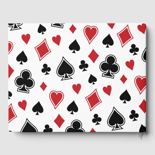 Casino Theme Las Vegas Wedding Guest Book Gastenboek (Achterkant)