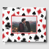 Casino Theme Las Vegas Wedding Guest Book Gastenboek (Voorkant)