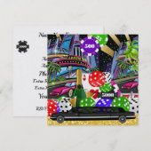 Casino Uitnodiging (Voorkant / Achterkant)