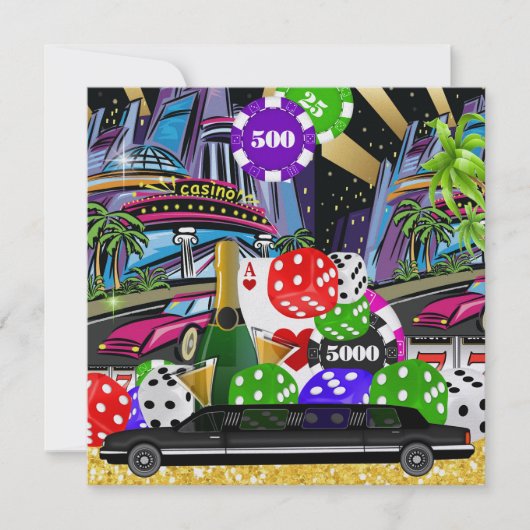 Casino Uitnodiging (Voorkant)