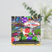 Casino Uitnodiging (Staand voorkant)