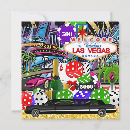 Casino Uitnodiging (Voorkant)