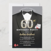 Casino, uitnodiging voor de 60ste verjaardag. Zwar (Voorkant)