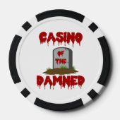 Casino van de Verdoemde Zombie Poker Chip (Achterkant)