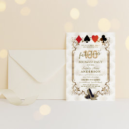 Casino Vegas Art Deco 100 en Fabulous Verjaardag  Kaart