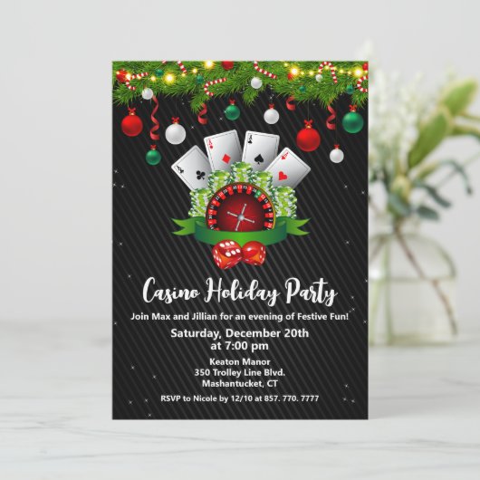 Casino Vegas Kaart (Staand voorkant)