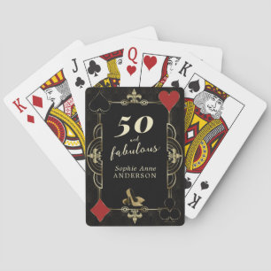 Casino Vegas Poker 50 en Fabulous Verjaardagsfeest Pokerkaarten