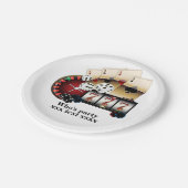 casino, vegas, poker, gokken, volwassene papieren bordje (Gekanteld)