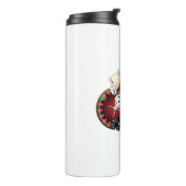 casino, vegas, poker, gokken, volwassene thermosbeker (Gedraaid links)