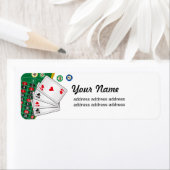 casino, vegas, poker, kansspelen; etiket (Insitu)