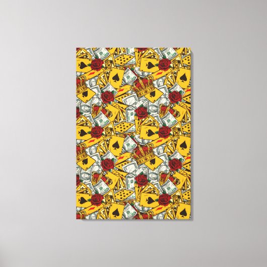 Casino Vibes Canvasprint Canvas Afdruk (Voorkant)