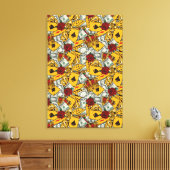 Casino Vibes Canvasprint Canvas Afdruk (Insitu (Woonkamer))