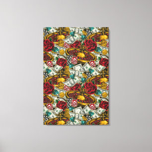 Casino Vibes Canvasprint Canvas Afdruk