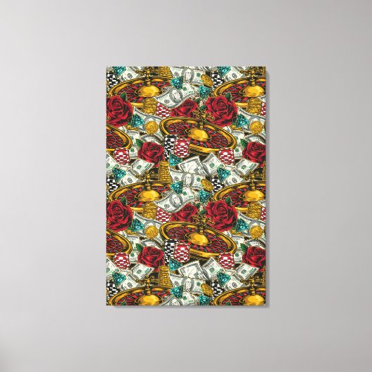 Casino Vibes Canvasprint Canvas Afdruk (Voorkant)