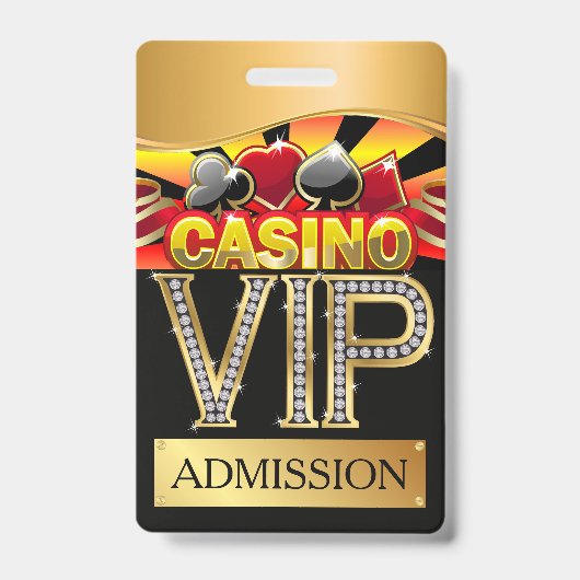 CASINO VIP Koordje BADGE (Voorzijde)