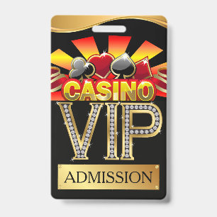 CASINO VIP Koordje BADGE Zie Achterkant
