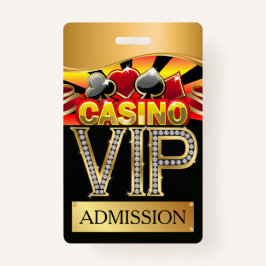 CASINO VIP Lanyard BADGE