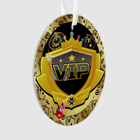 CASINO VIP-Ornament Ornament (voorkant)