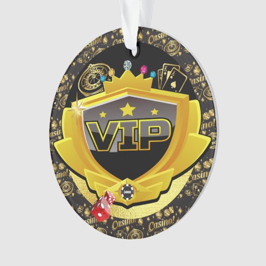 CASINO VIP-Ornament Ornament (voorkant)