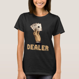 Casino voor Mannen Black Jack Dealer Gambler 1 T-shirt