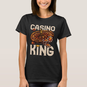 Casino voor Mannen Casino King Gambler T-shirt