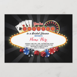 Casino Vrijgezellenfeest Night Las Vegas Party Inv Kaart