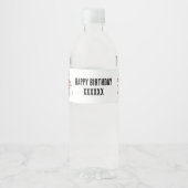 casino-waterfles LABEL - casino Waterfles Etiket (Voorkant)