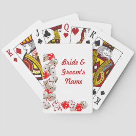 Casino Wedding-dek van speelkaartjes Pokerkaarten