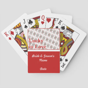 Casino Wedding-dek van speelkaartjes Pokerkaarten